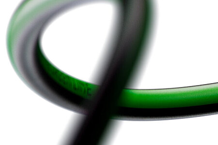 Green Coroflex cable made from biomass-balanced raw material