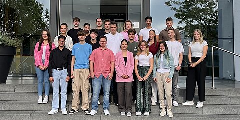 Our new apprentices and dual students