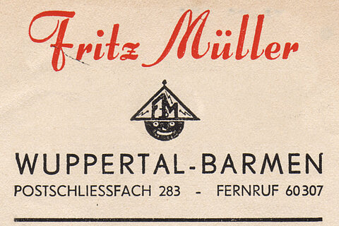 Fritz Mueller letterhead
